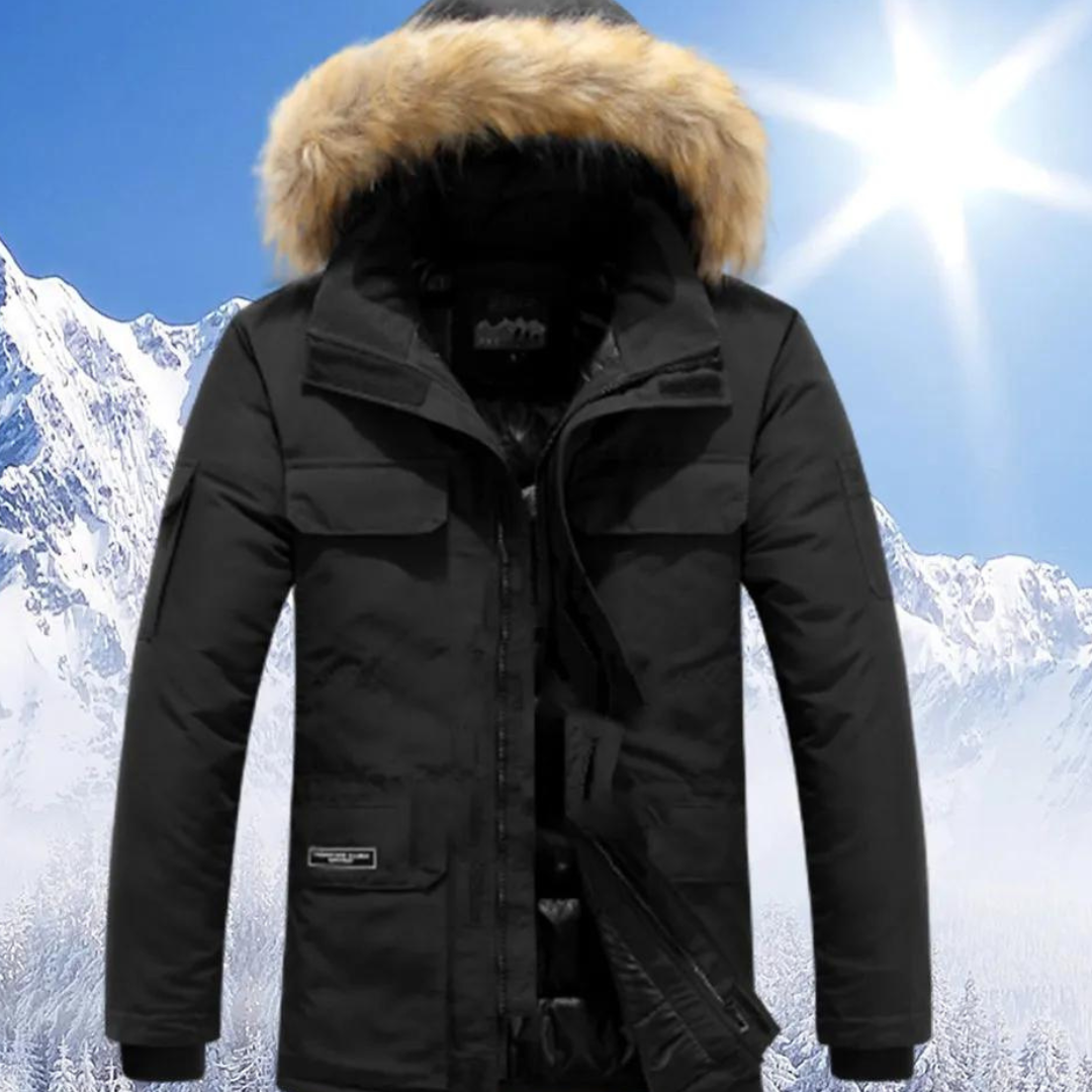 Devon | Herren Winter mit Kapuze Parka Jacke | Warme Mivona