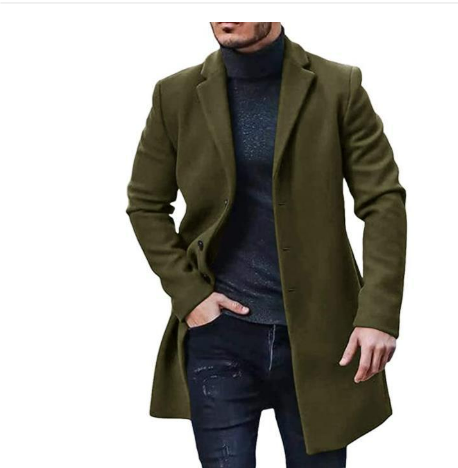 Langer Trenchcoat für Herren Mivona