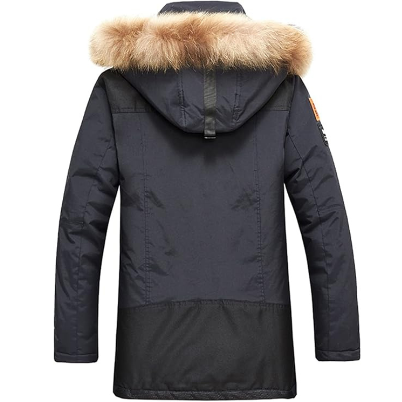 Devon | Herren Winter mit Kapuze Parka Jacke | Warme Mivona