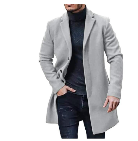 Langer Trenchcoat für Herren Mivona