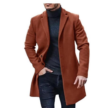 Langer Trenchcoat für Herren Mivona