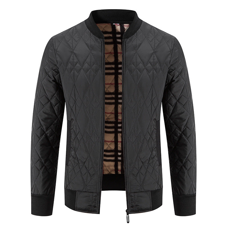 Herren Steppjacke mit modernem Design und praktischem Reißverschluss Heidi-Mode Mivona