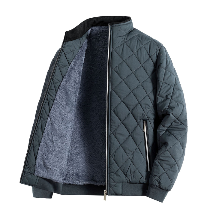 Herren Fleece Steppjacke | Lässig Mivona