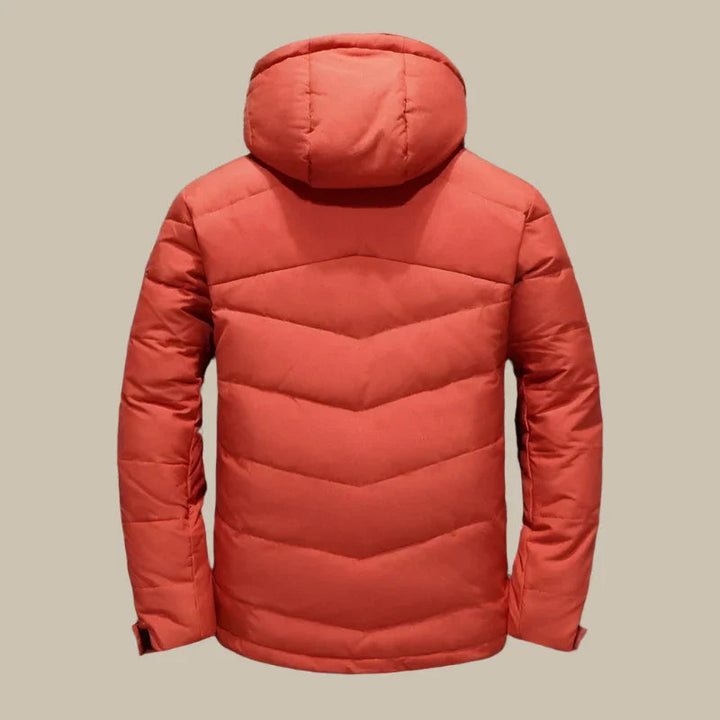 Herren Winterjacke Mit Langarm Und Frontreißverschluss Design