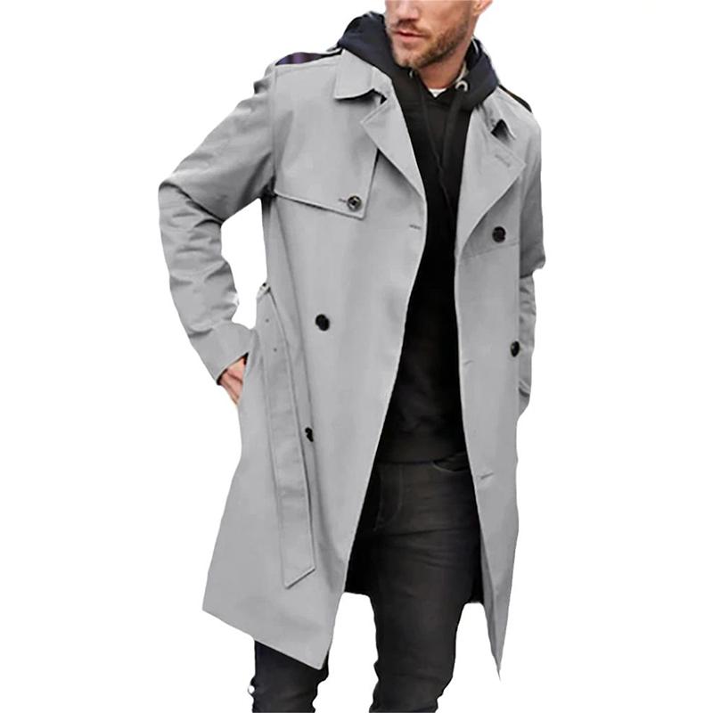 Zweireihiger Trenchcoat für Herren Mivona