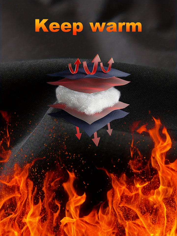 Herren Winter Steppjacke Mit Reißverschluss Und Bequemer Passform