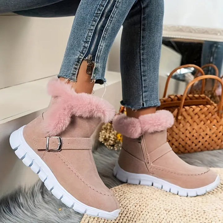 Bequeme Stiefelette mit kuscheligem Futter Für Frauen Mivona