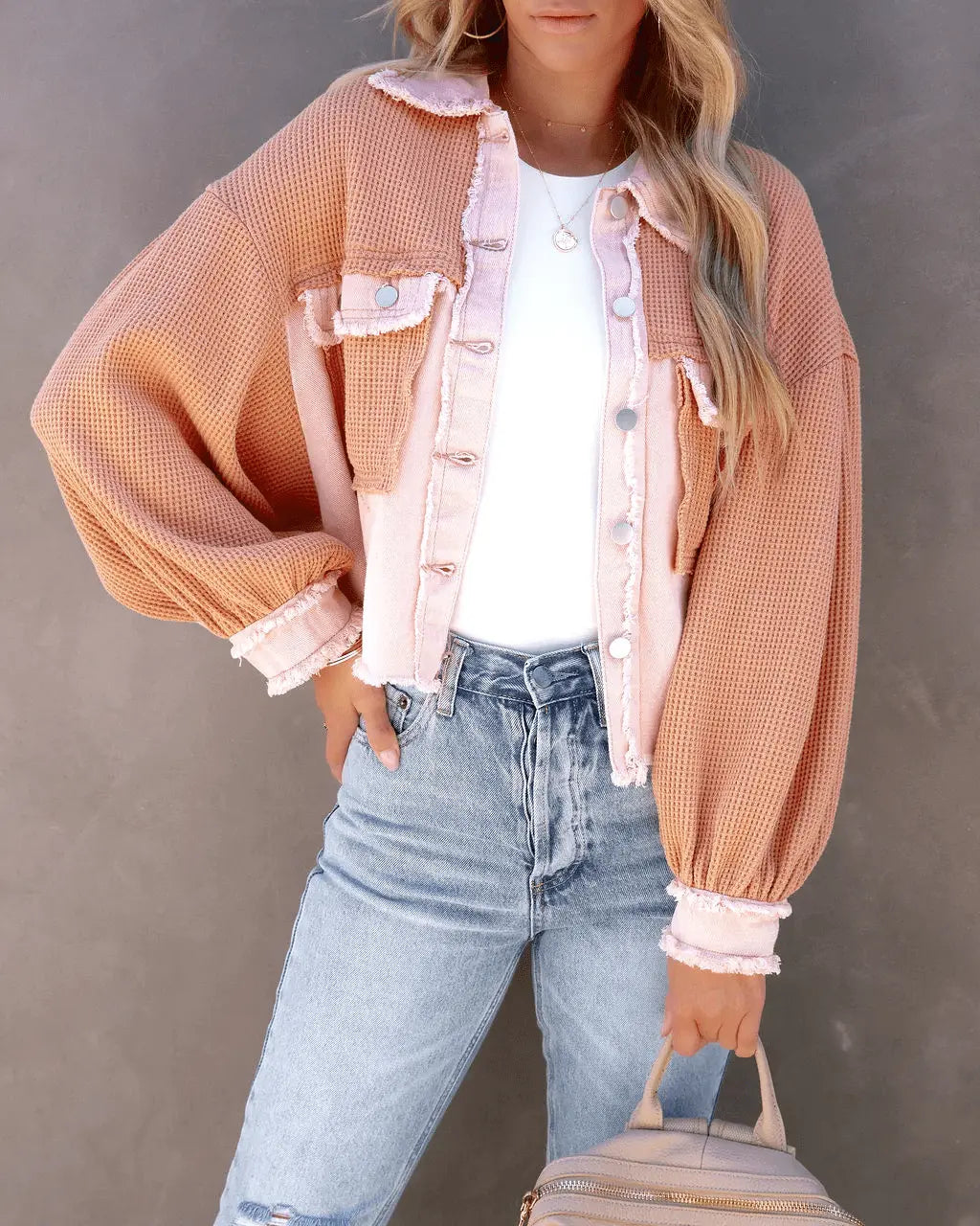 Strukturierte Jacke mit klarer Form und anspruchsvollem Schnitt für Damen Mivona