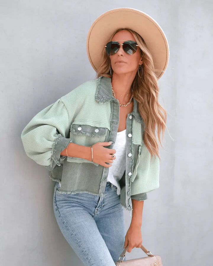 Strukturierte Jacke mit klarer Form und anspruchsvollem Schnitt für Damen Mivona