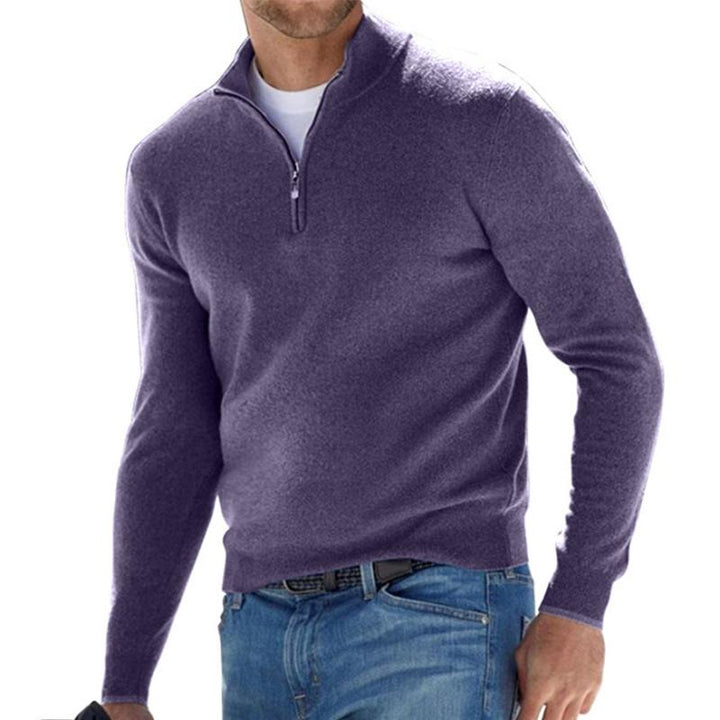 Pullover Mit Halbem Reißverschluss Für Herren | Warm Mivona