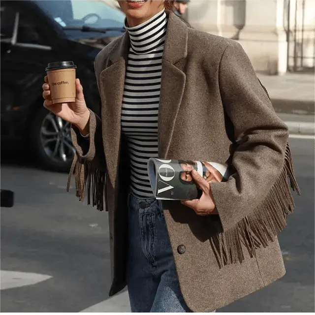 Maßgeschneiderter Blazer mit Reverskragen und schlanker Passform für Damen Mivona