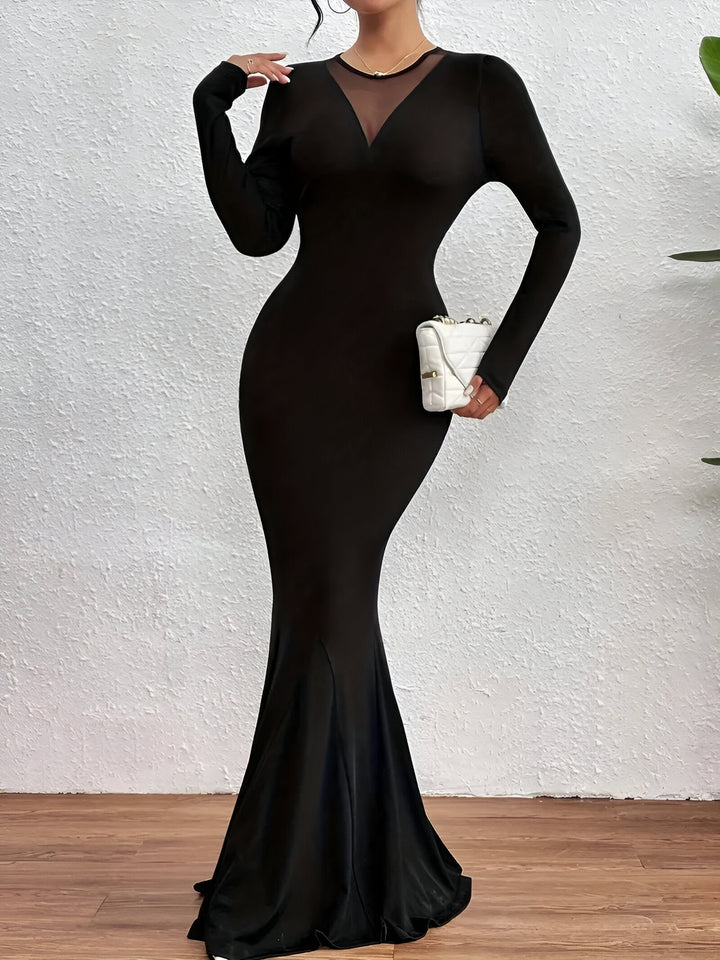 Maxikleid mit langen Ärmeln Für Frauen Mivona
