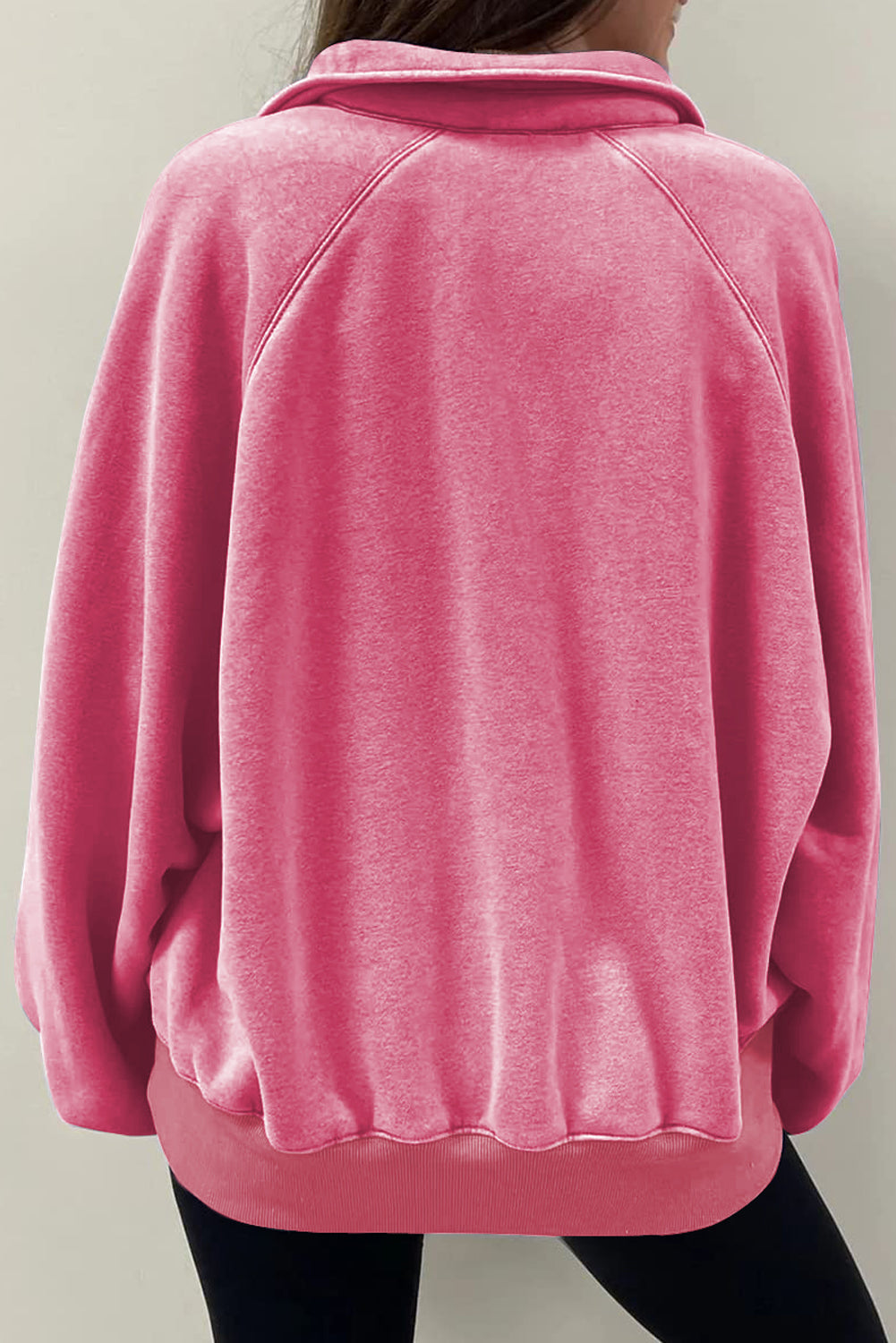 Oversized-Sweatshirt mit Druckknöpfen Für Frauen Mivona