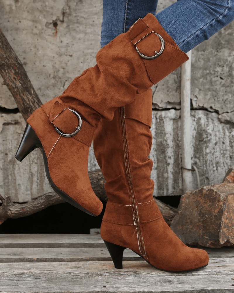 Weiche hohe Stiefel für Frauen Mivona