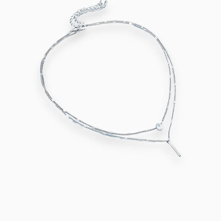 Strahlende Rasterkette mit elegantem Glanz für Damen Mivona
