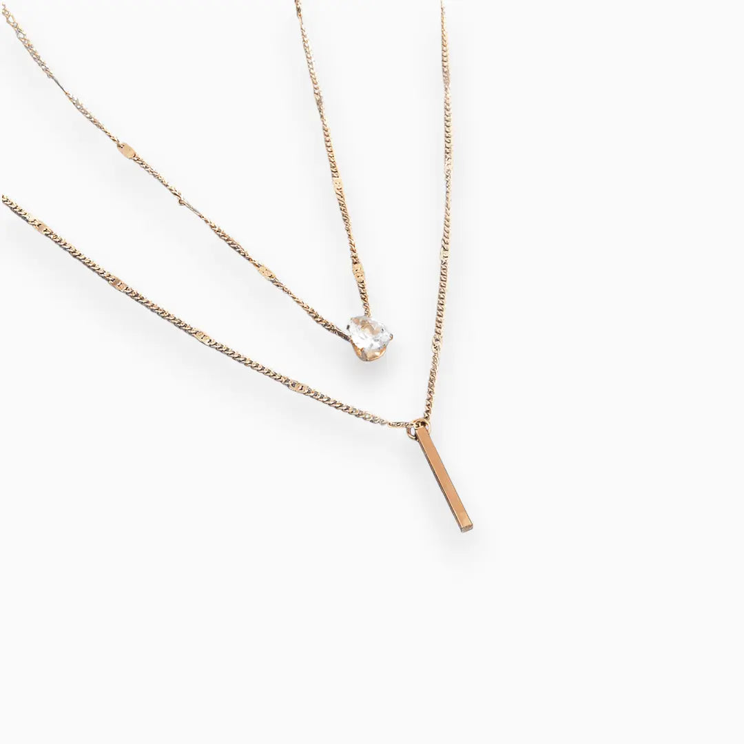 Strahlende Rasterkette mit elegantem Glanz für Damen Mivona