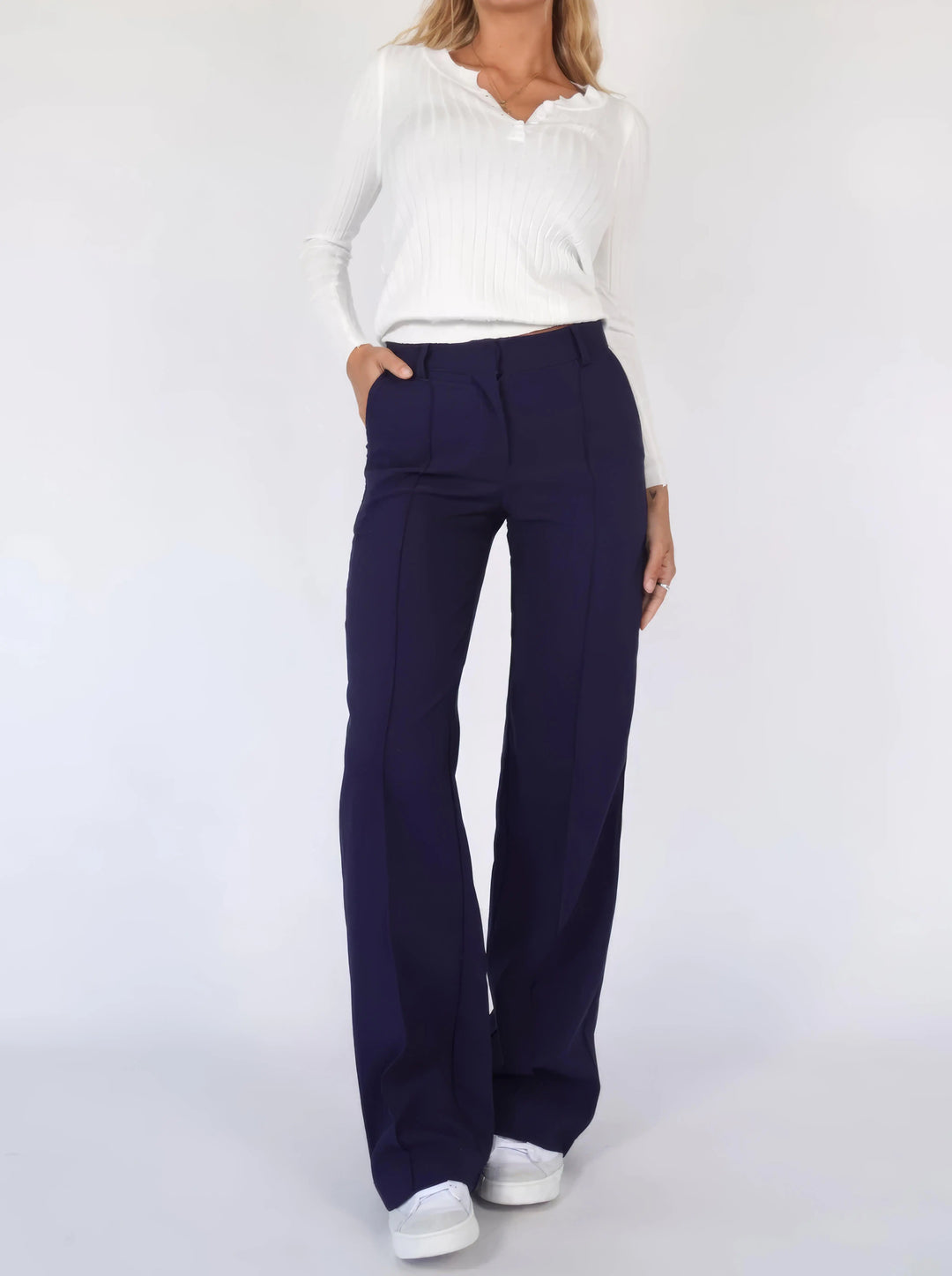 Erhöhte hochgeschnittene Hose mit mühelosem Stil für Damen Mivona
