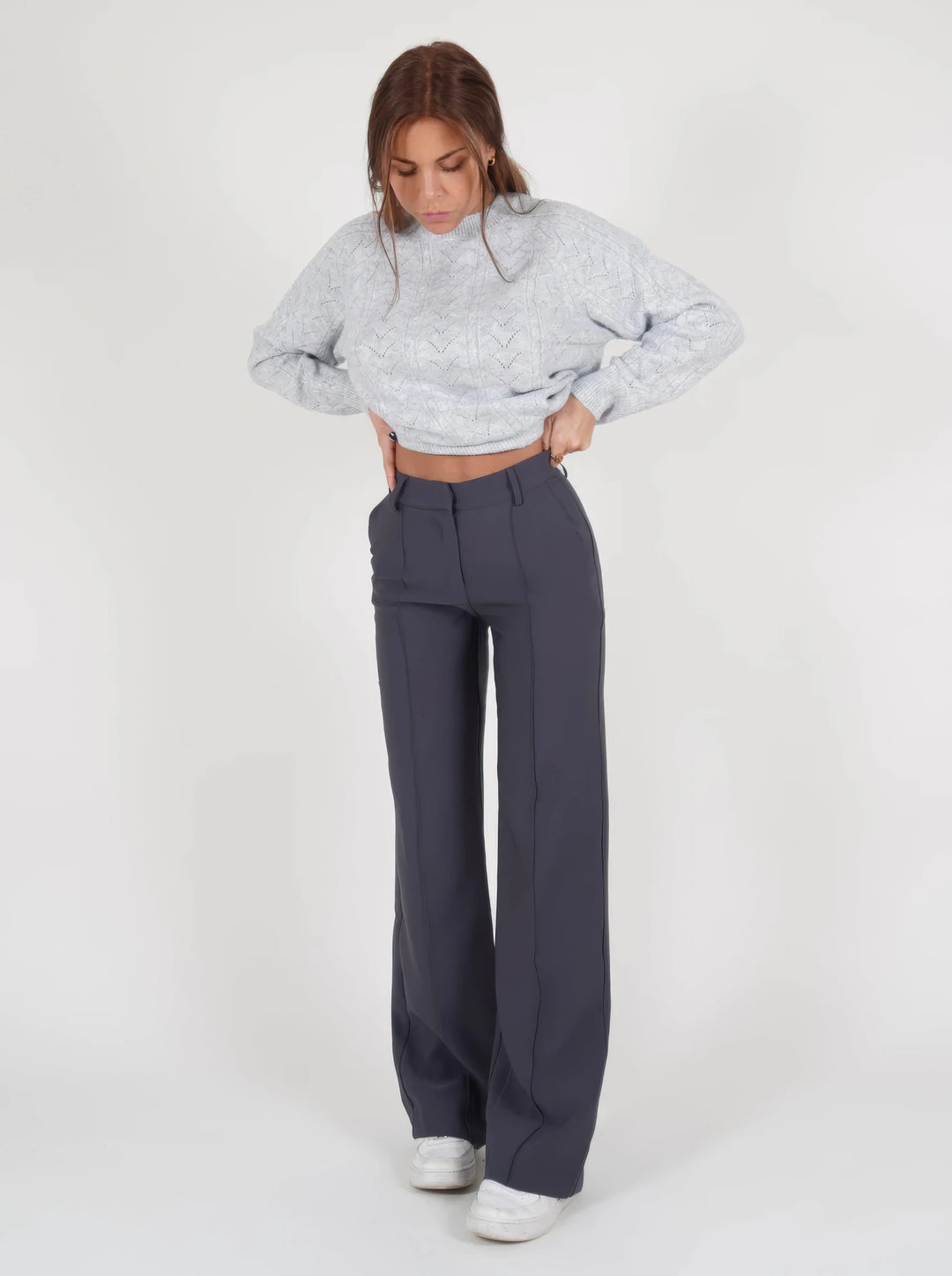 Erhöhte hochgeschnittene Hose mit mühelosem Stil für Damen Mivona