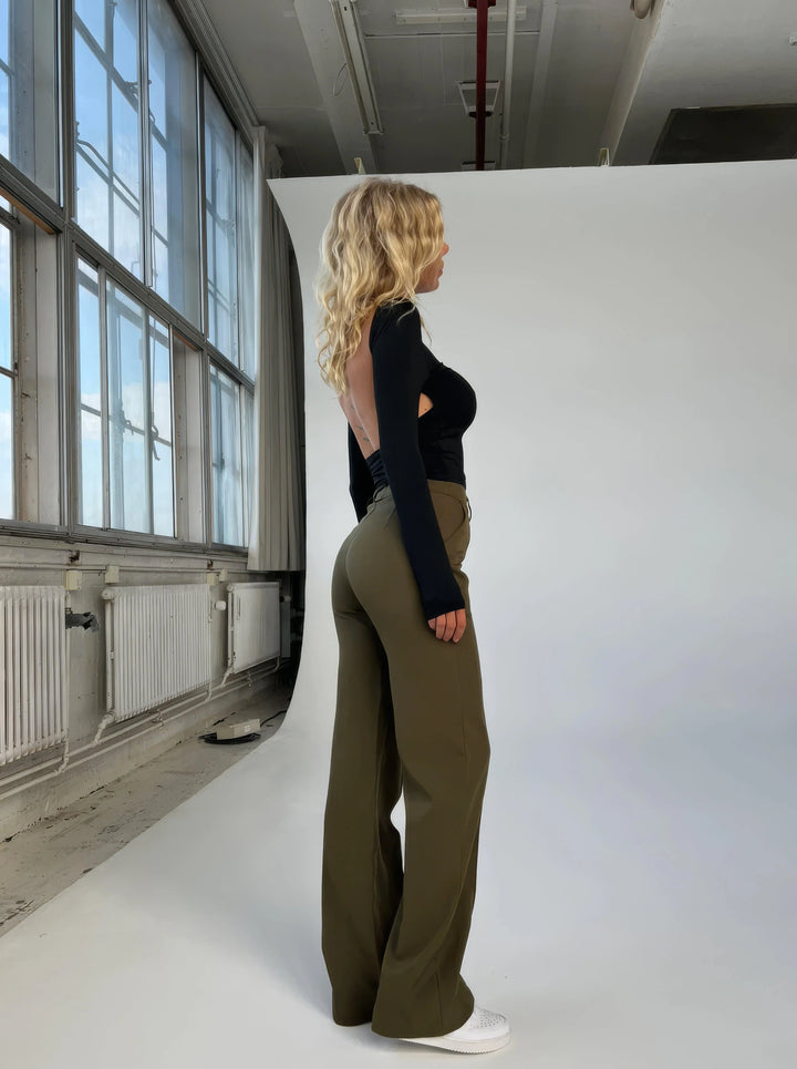 Erhöhte hochgeschnittene Hose mit mühelosem Stil für Damen Mivona