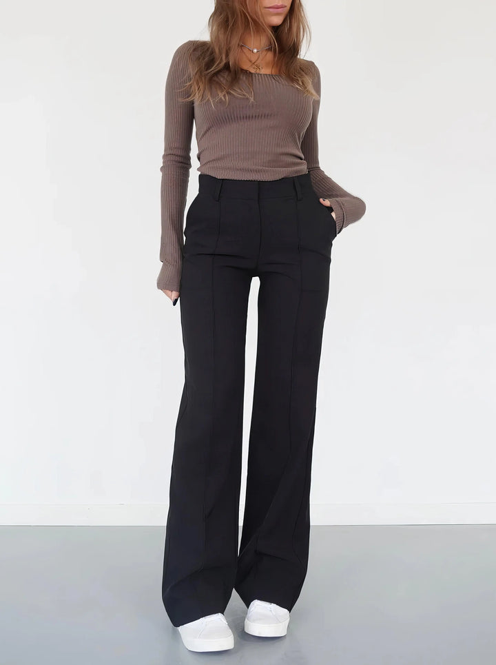 Erhöhte hochgeschnittene Hose mit mühelosem Stil für Damen Mivona
