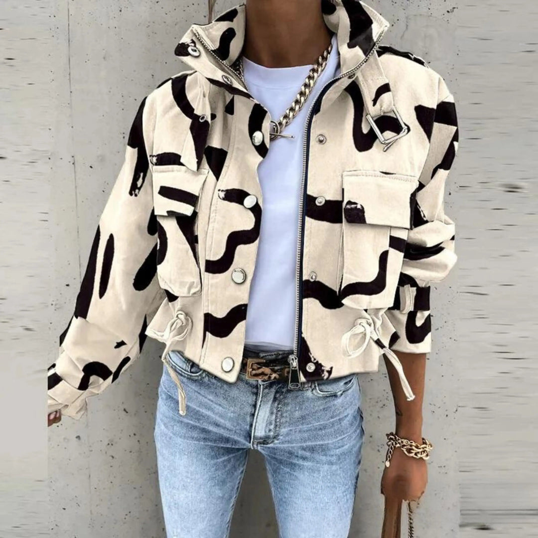 Bauchfreie Jacke mit schickem Stil für Damen Mivona