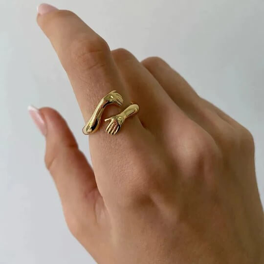 Eleganter Ring mit nachhaltigem Design für Damen Mivona