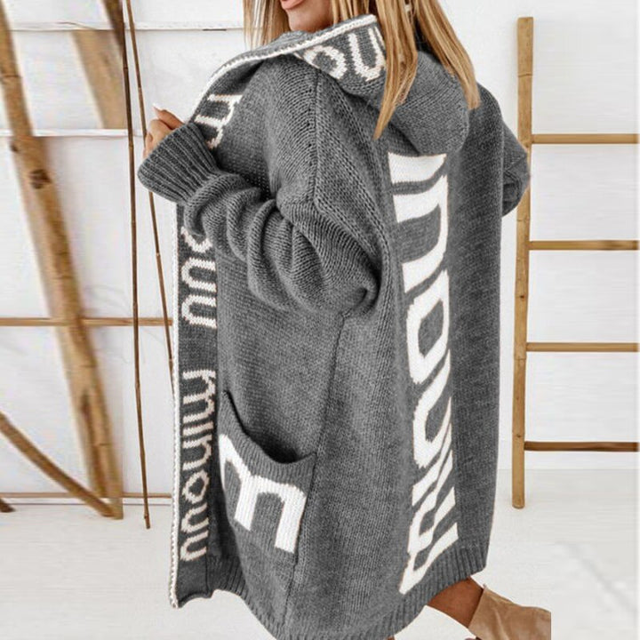 Schicker Oversize-Strickcardigan für Damen Mivona