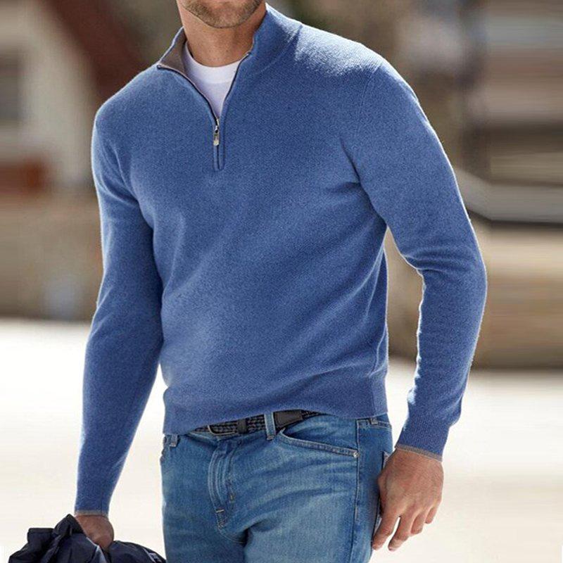 Pullover Mit Halbem Reißverschluss Für Herren | Warm Mivona