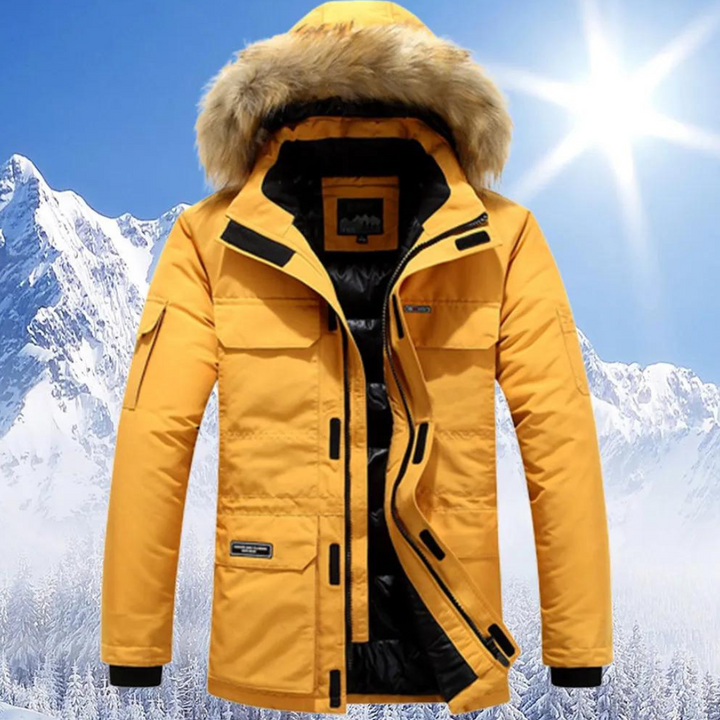 Devon | Herren Winter mit Kapuze Parka Jacke | Warme Mivona