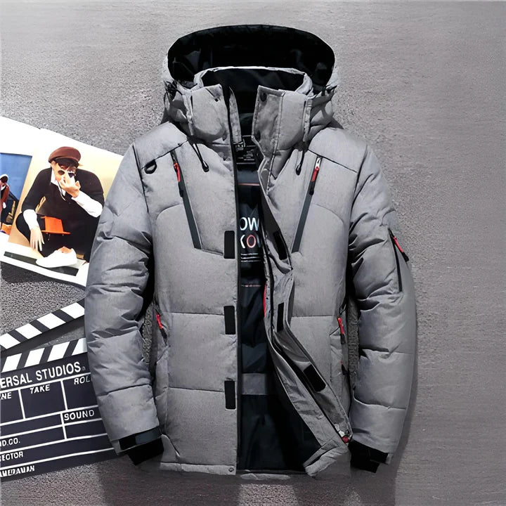 Herren Winterjacke | Steppjacke Mit Kapuze Und Taschen Mivona