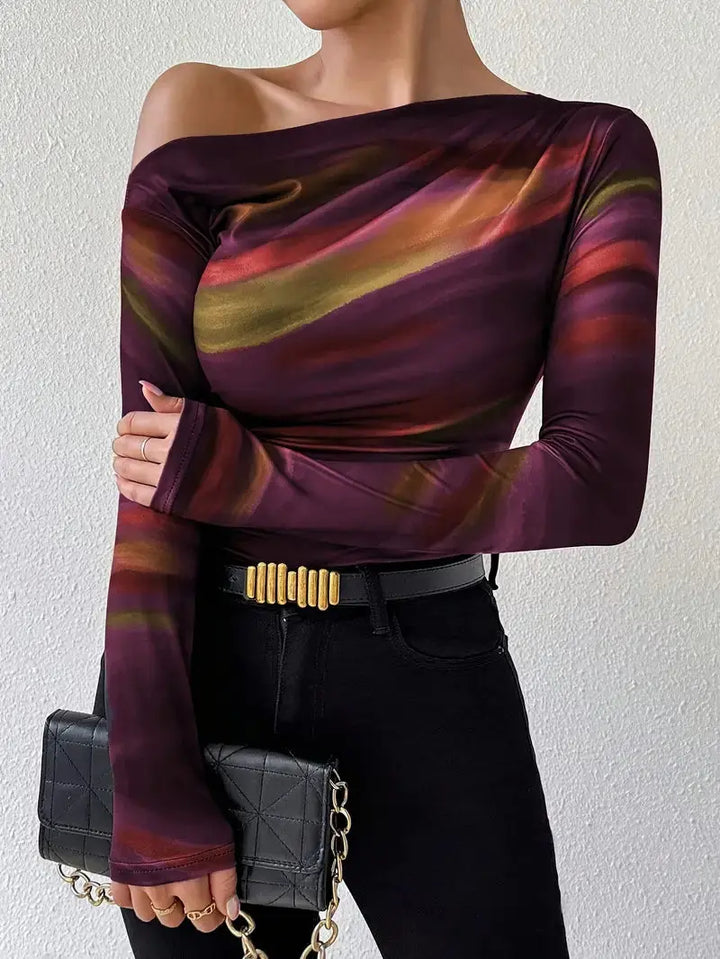 Off-Shoulder-Top mit Schmeichelhafter Passform für Damen Mivona