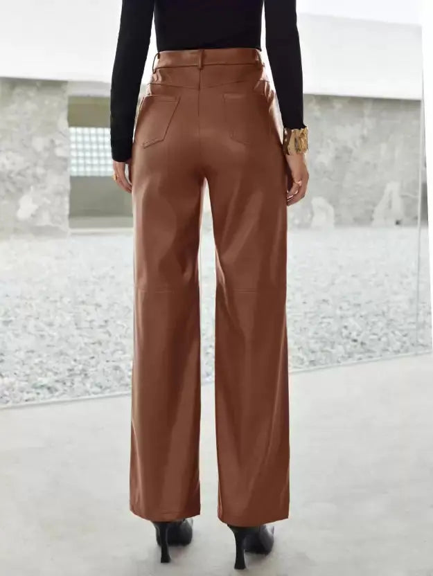 Elegante Lederhose mit modernem Flair für Frauen Mivona