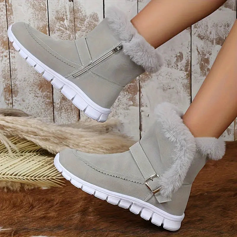 Bequeme Stiefelette mit kuscheligem Futter Für Frauen Mivona
