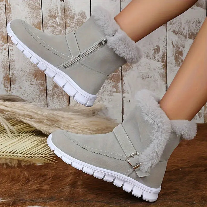Bequeme Stiefelette mit kuscheligem Futter Für Frauen Mivona