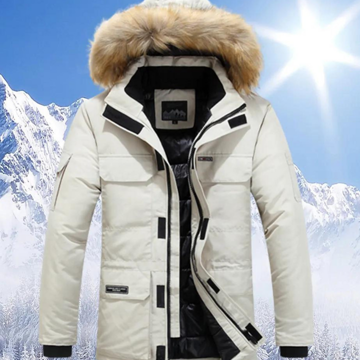 Devon | Herren Winter mit Kapuze Parka Jacke | Warme Mivona