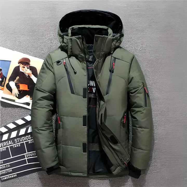 Herren Winterjacke | Steppjacke Mit Kapuze Und Taschen Mivona