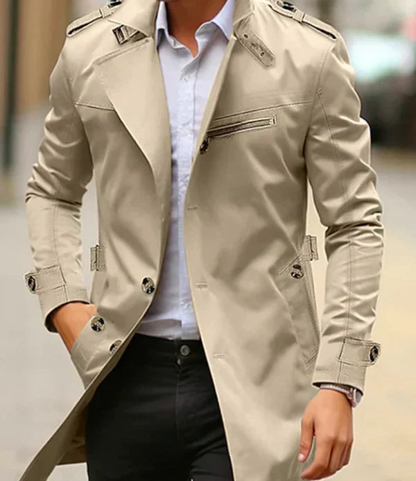 Eleganter Trenchcoat für Herren Mivona