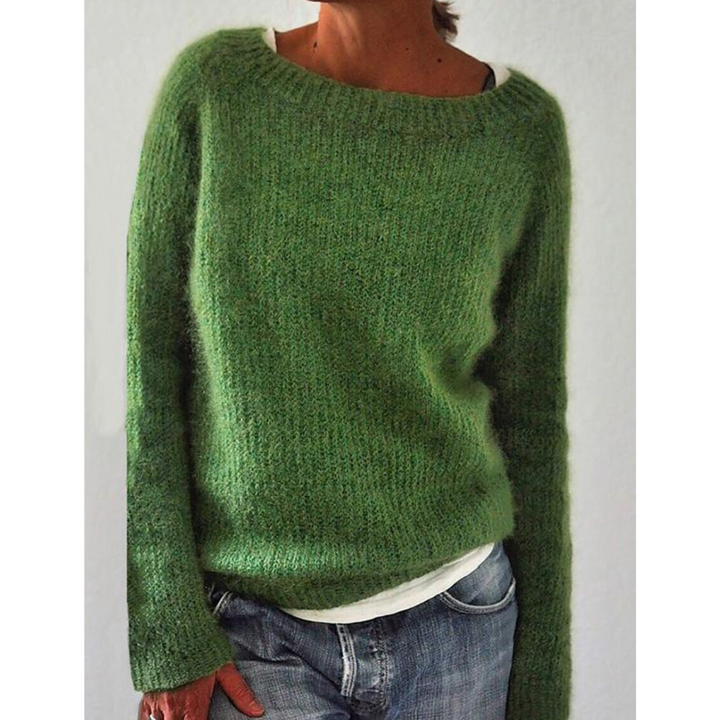 Klassischer Casual-Pullover mit langen Ärmeln für Damen