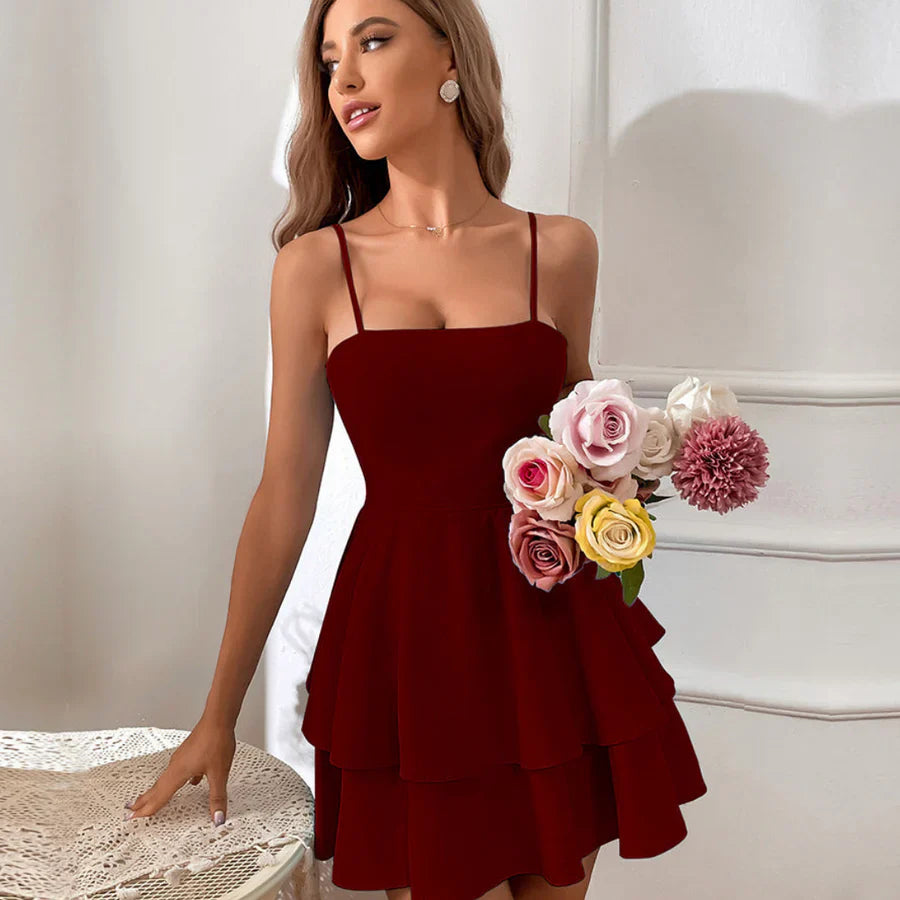 Elegantes Spaghettiträger-Kleid für Damen