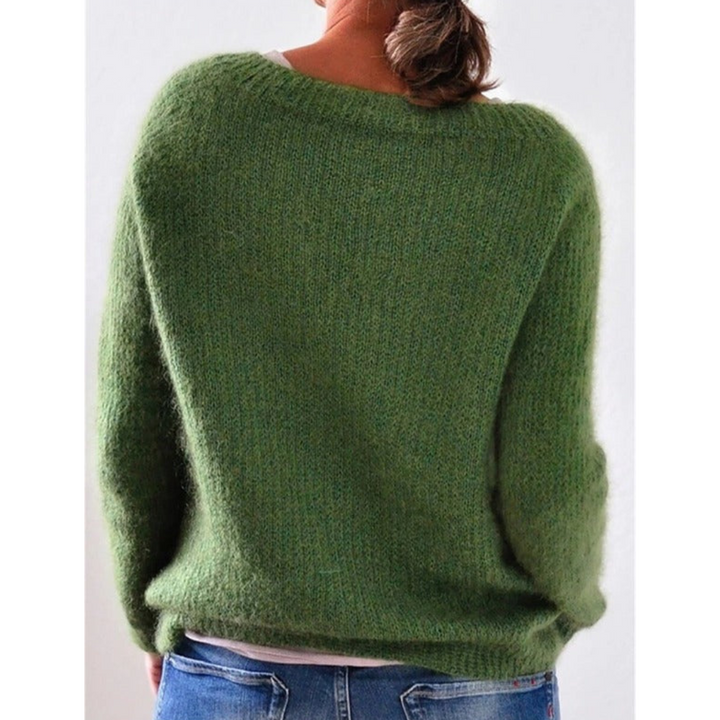 Klassischer Casual-Pullover mit langen Ärmeln für Damen