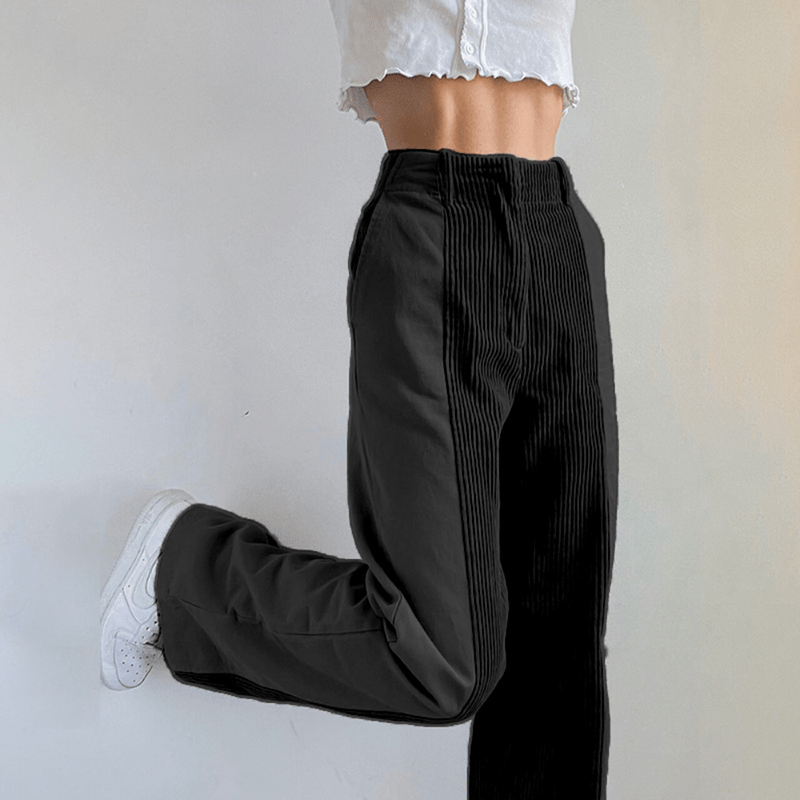 Moderne Cordhose Für Mühelose Raffinesse Und Ganztägigen Komfort Für Frauen Mivona