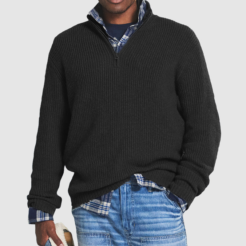Pullover Herren Mit Reißverschluss | Business Casual Stil Mivona