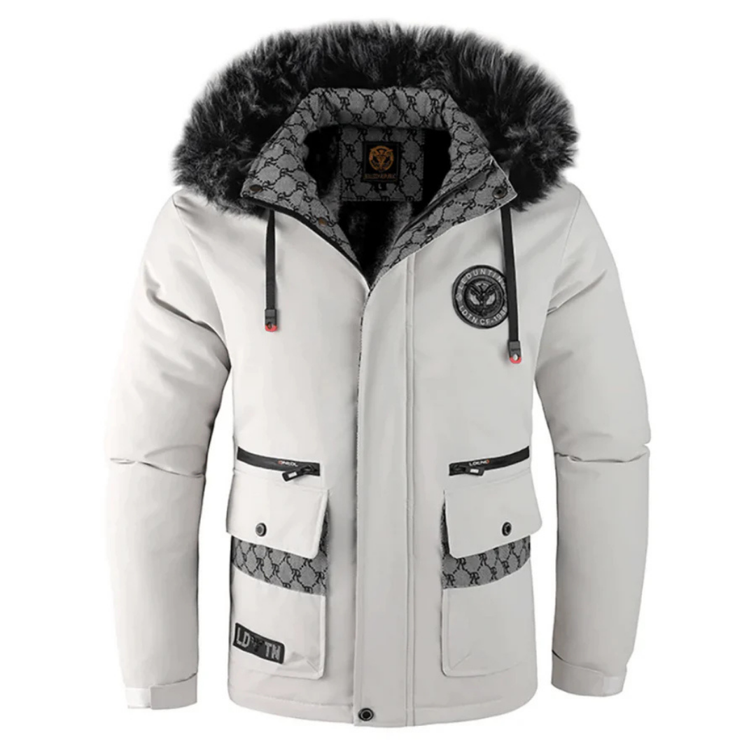 Herren Winter Kapuzen Parka Jacke | Warme Mivona