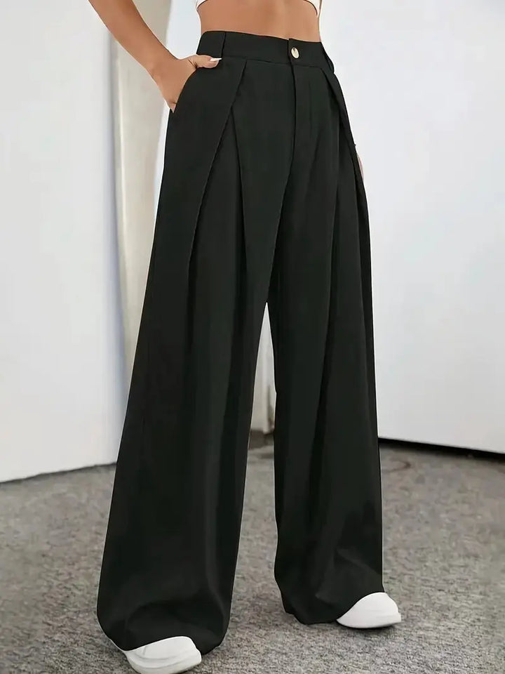 Elegante Baumwollhose mit Geradem Bein für Damen Mivona