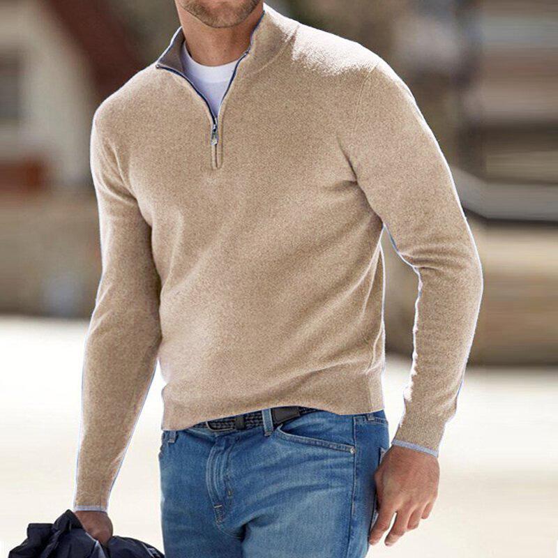 Pullover Mit Halbem Reißverschluss Für Herren | Warm Mivona