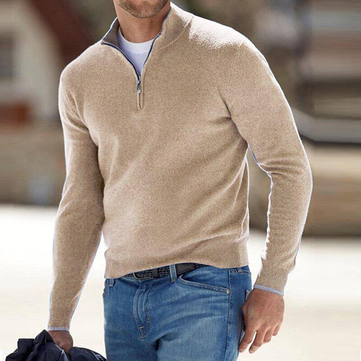 Pullover Mit Halbem Reißverschluss Für Herren | Warm Mivona