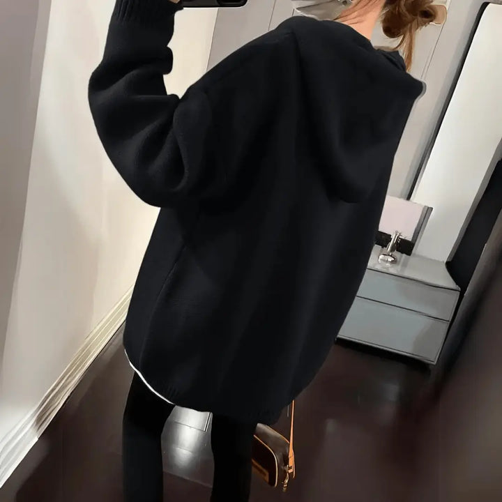 Gemütlicher Hoodie Mit Smiley-Print Für Frauen Mivona