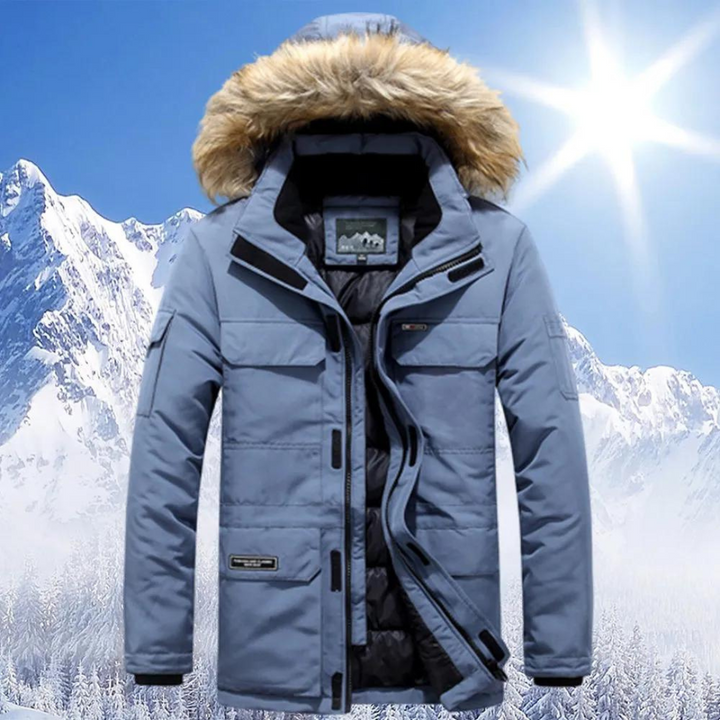 Devon | Herren Winter mit Kapuze Parka Jacke | Warme Mivona