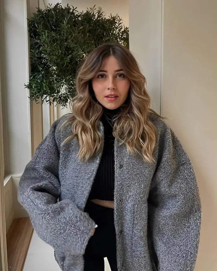 Vielseitige Alltagsjacke mit Seitentaschen für Frauen Mivona