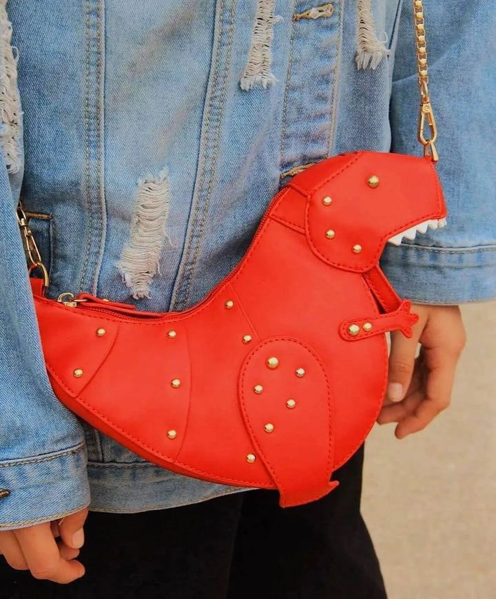 Einzigartige T-Rex Mini-Tasche mit Verspieltem Touch für Damen Mivona